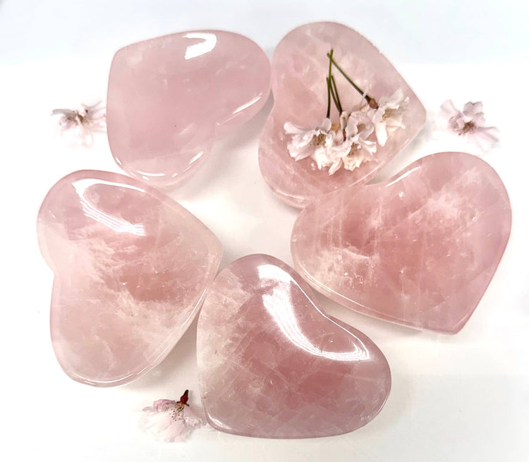 Rose Quartz Heart Bowl