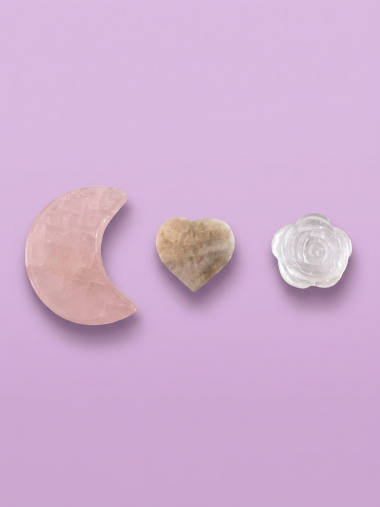 Clear Quartz Rose