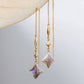 Polaris Glow Moonstone Threader Earrings