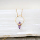 Crest Amethyst Necklace