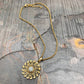 Gold Waves Moonstone Necklace