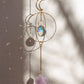 Golden Moon Amethyst Suncatcher Mobile