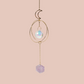 Golden Moon Amethyst Suncatcher Mobile