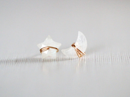 Moonbeam + Stardust Studs