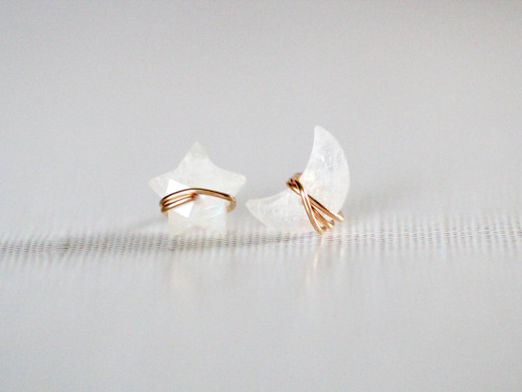 Moonbeam + Stardust Studs
