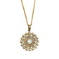 Gold Waves Moonstone Necklace