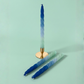 Aura Twisted Taper Candles | Blue Moon