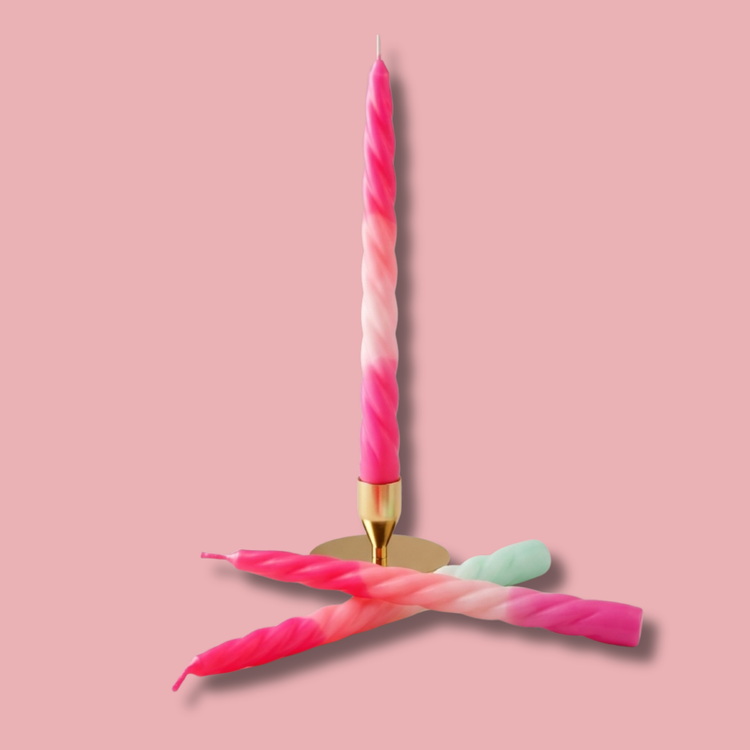 Aura Twisted Taper Candles | Dreamscape
