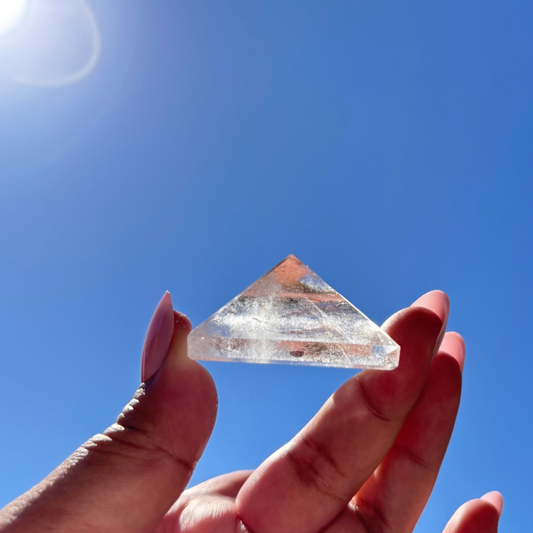 Clear Quartz Pyramid