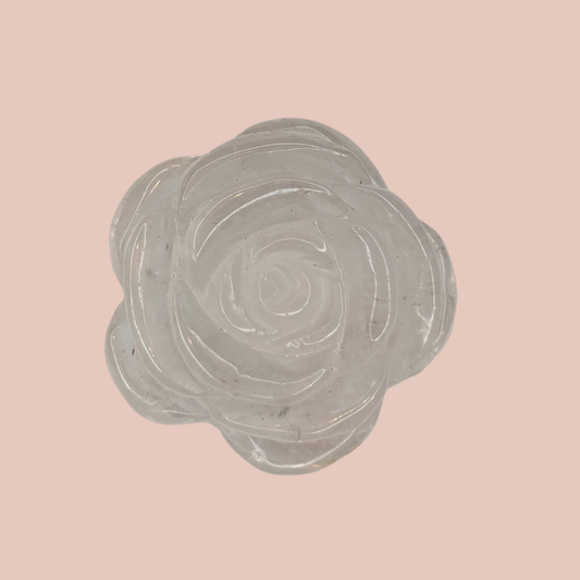 Clear Quartz Rose